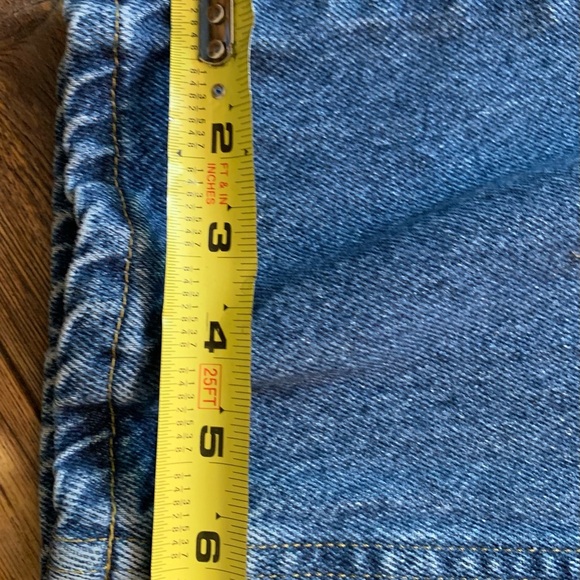 Riders 1305544 100% Cotton Rigid Medium Wash High Rise Straight Leg Jeans Sz 18L - Picture 11 of 13